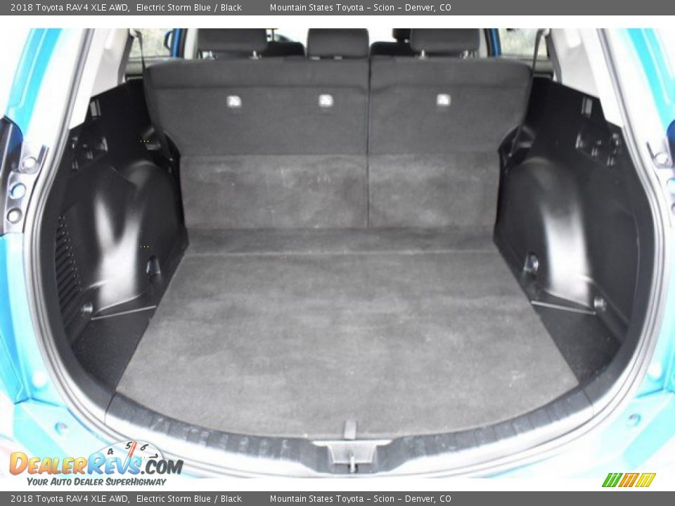 2018 Toyota RAV4 XLE AWD Electric Storm Blue / Black Photo #27