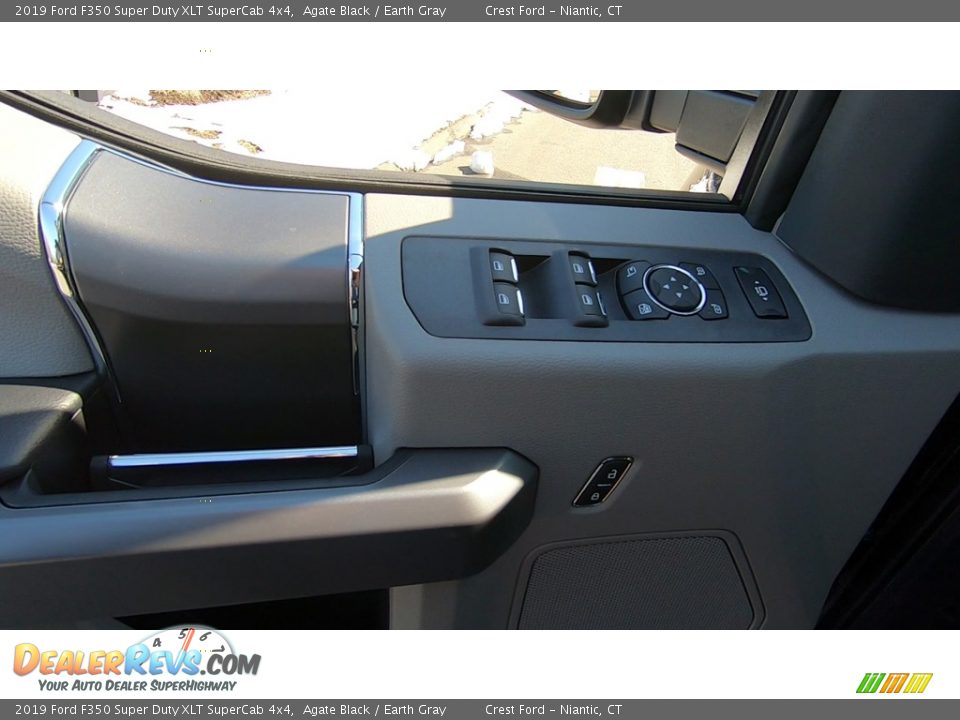 2019 Ford F350 Super Duty XLT SuperCab 4x4 Agate Black / Earth Gray Photo #12