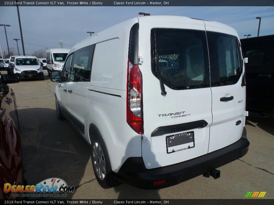 2019 Ford Transit Connect XLT Van Frozen White / Ebony Photo #3