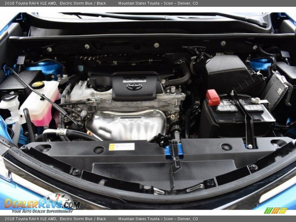 2018 Toyota RAV4 XLE AWD Electric Storm Blue / Black Photo #28