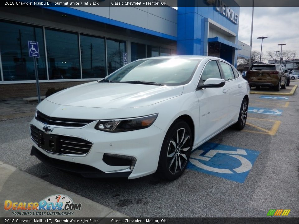 2018 Chevrolet Malibu LT Summit White / Jet Black Photo #1