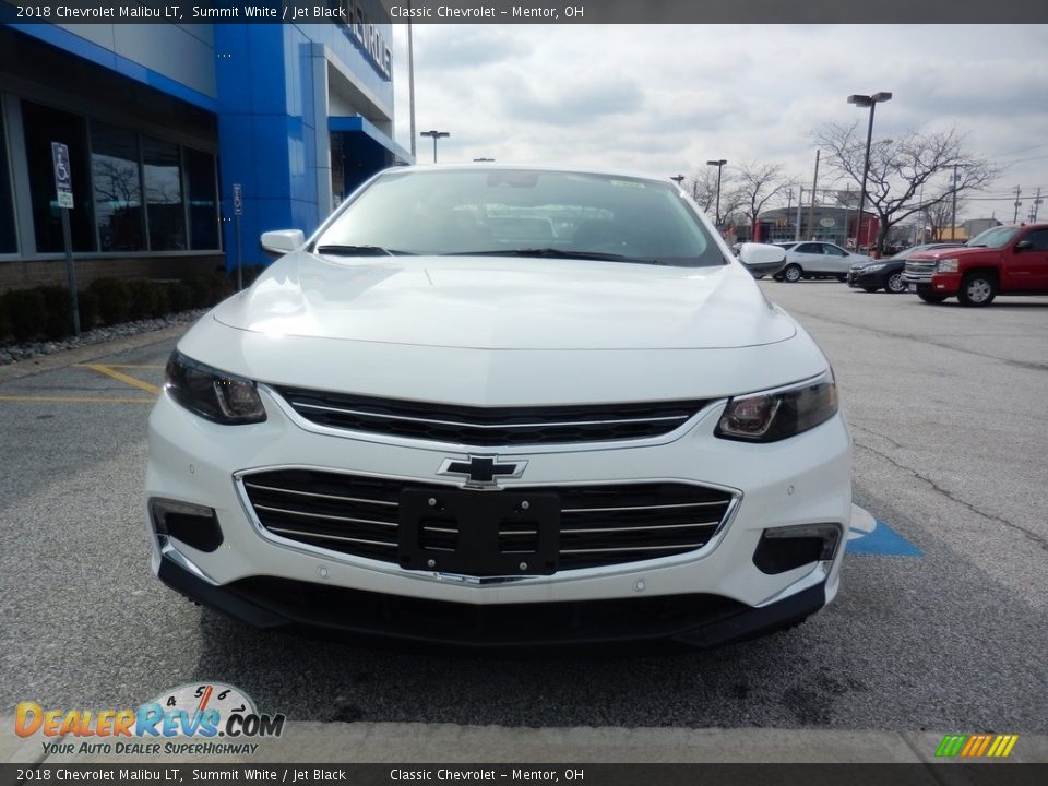 2018 Chevrolet Malibu LT Summit White / Jet Black Photo #2