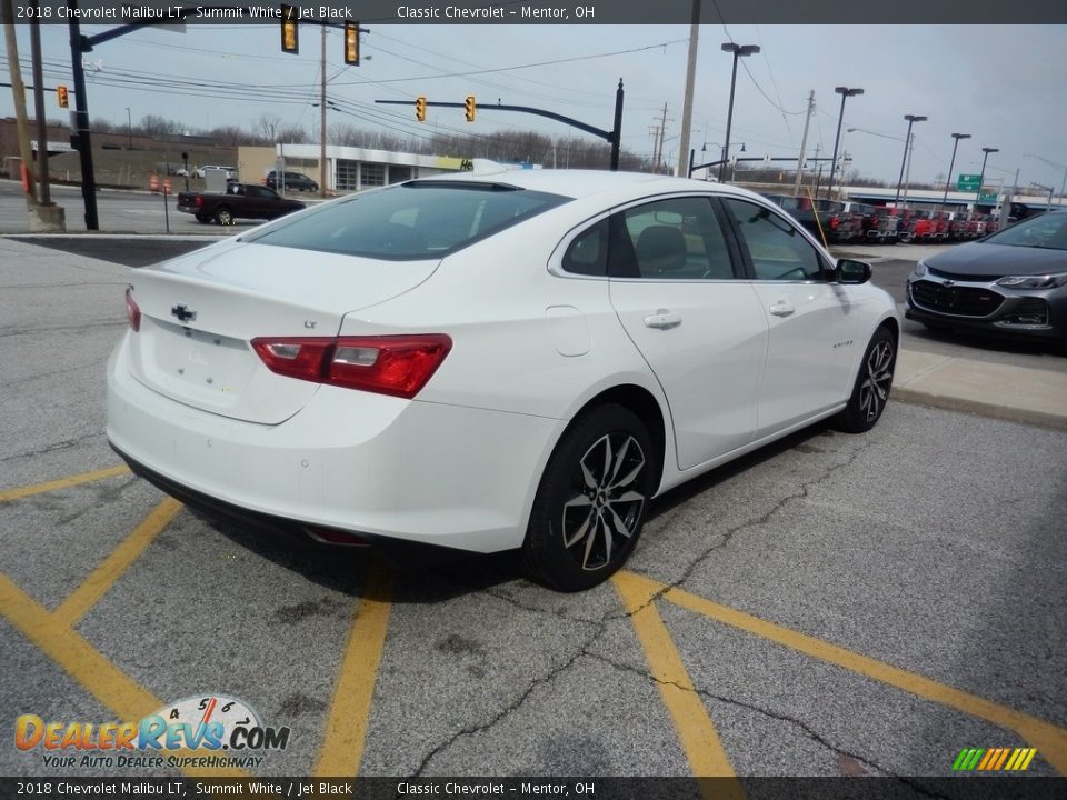 2018 Chevrolet Malibu LT Summit White / Jet Black Photo #4