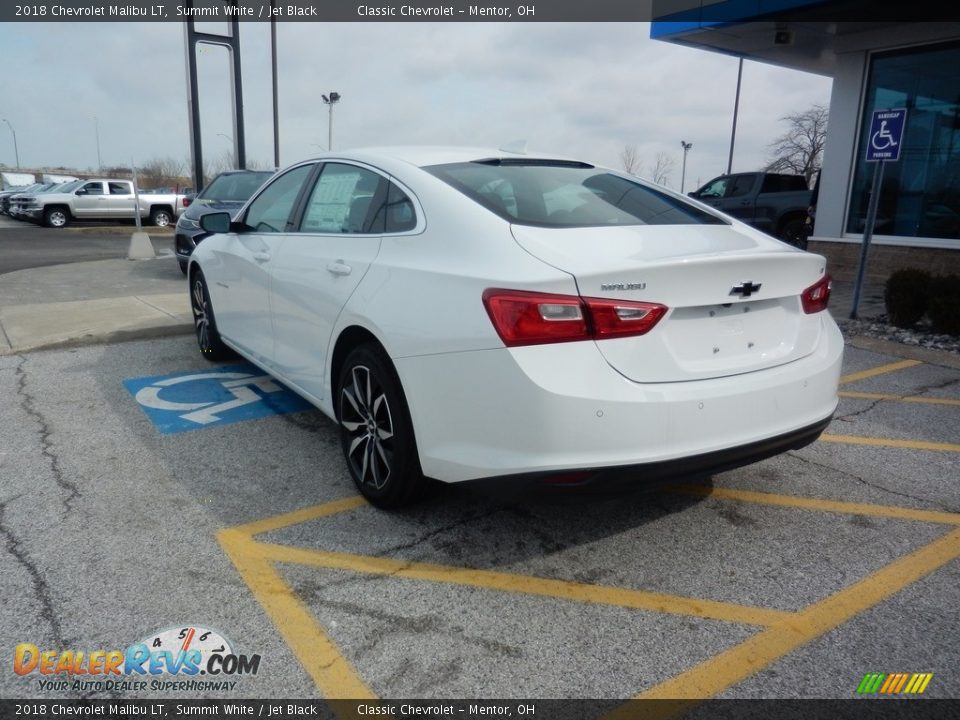 2018 Chevrolet Malibu LT Summit White / Jet Black Photo #5