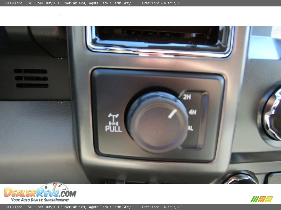 2019 Ford F350 Super Duty XLT SuperCab 4x4 Agate Black / Earth Gray Photo #16