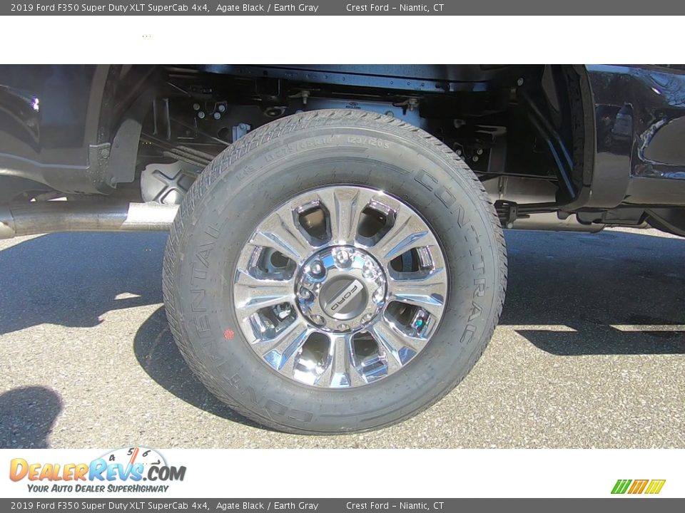 2019 Ford F350 Super Duty XLT SuperCab 4x4 Agate Black / Earth Gray Photo #21
