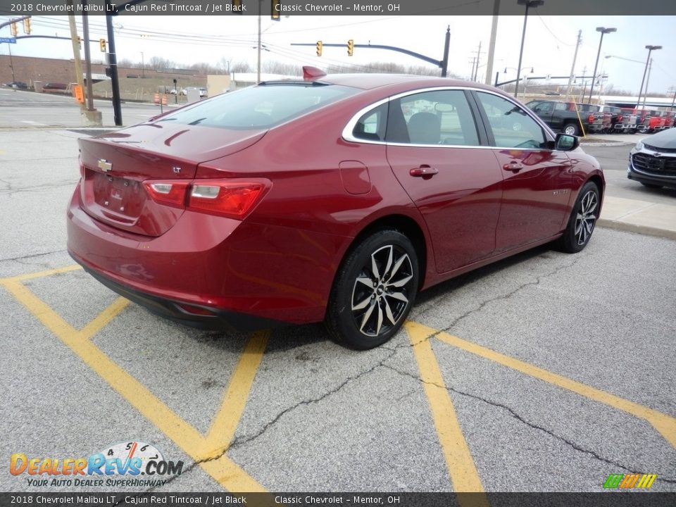 2018 Chevrolet Malibu LT Cajun Red Tintcoat / Jet Black Photo #4