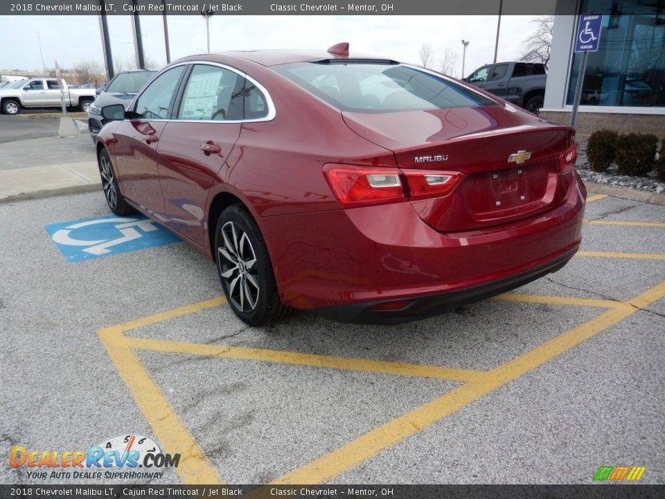 2018 Chevrolet Malibu LT Cajun Red Tintcoat / Jet Black Photo #5