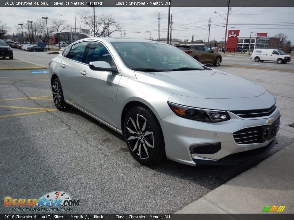 2018 Chevrolet Malibu LT Silver Ice Metallic / Jet Black Photo #3