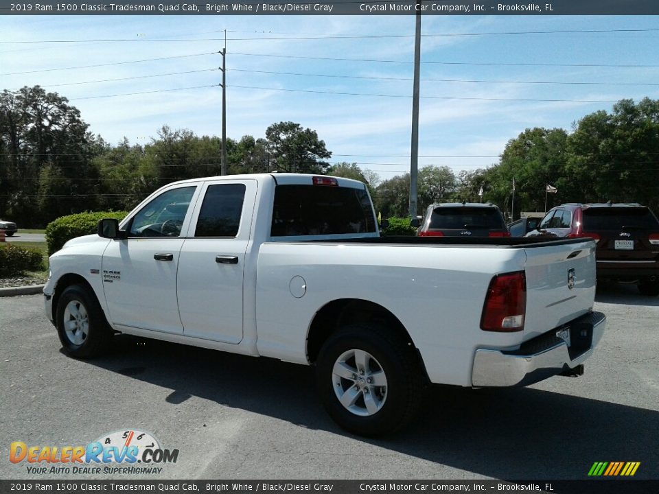 2019 Ram 1500 Classic Tradesman Quad Cab Bright White / Black/Diesel Gray Photo #3