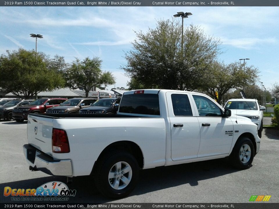 2019 Ram 1500 Classic Tradesman Quad Cab Bright White / Black/Diesel Gray Photo #5