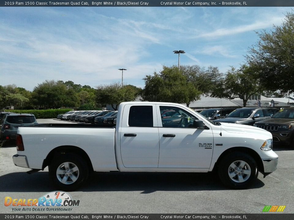 2019 Ram 1500 Classic Tradesman Quad Cab Bright White / Black/Diesel Gray Photo #6