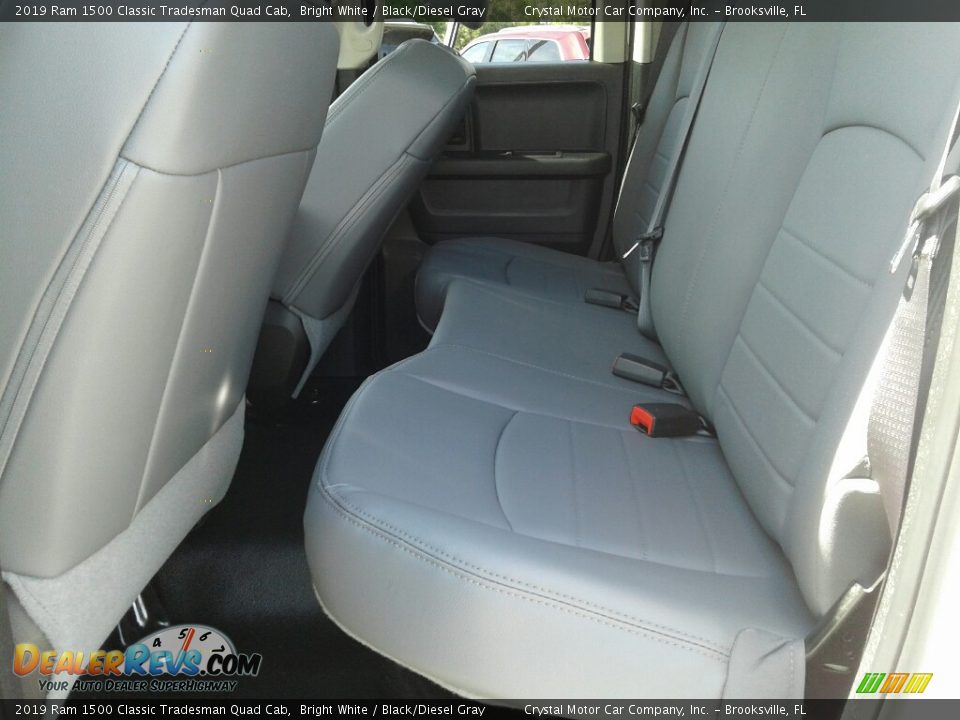 2019 Ram 1500 Classic Tradesman Quad Cab Bright White / Black/Diesel Gray Photo #10