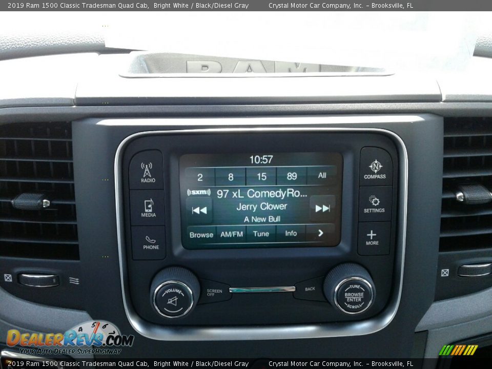 2019 Ram 1500 Classic Tradesman Quad Cab Bright White / Black/Diesel Gray Photo #15