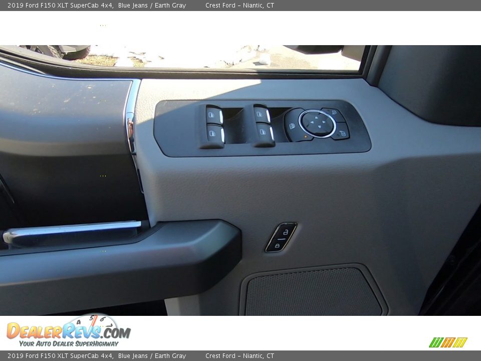 2019 Ford F150 XLT SuperCab 4x4 Blue Jeans / Earth Gray Photo #12