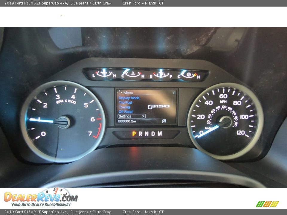 2019 Ford F150 XLT SuperCab 4x4 Blue Jeans / Earth Gray Photo #13