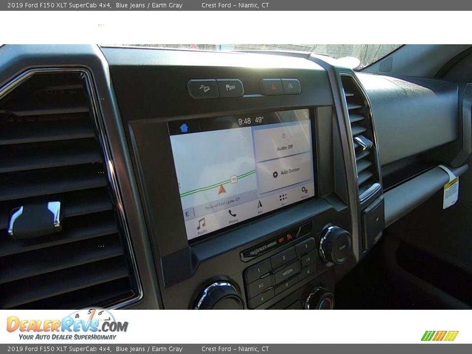 2019 Ford F150 XLT SuperCab 4x4 Blue Jeans / Earth Gray Photo #14