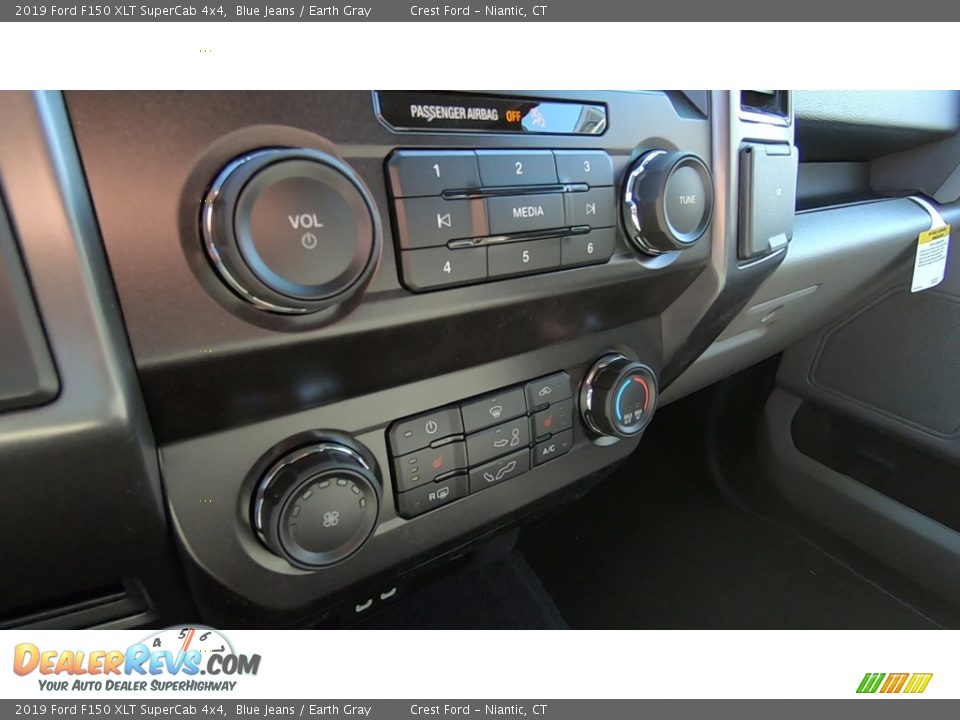 2019 Ford F150 XLT SuperCab 4x4 Blue Jeans / Earth Gray Photo #15