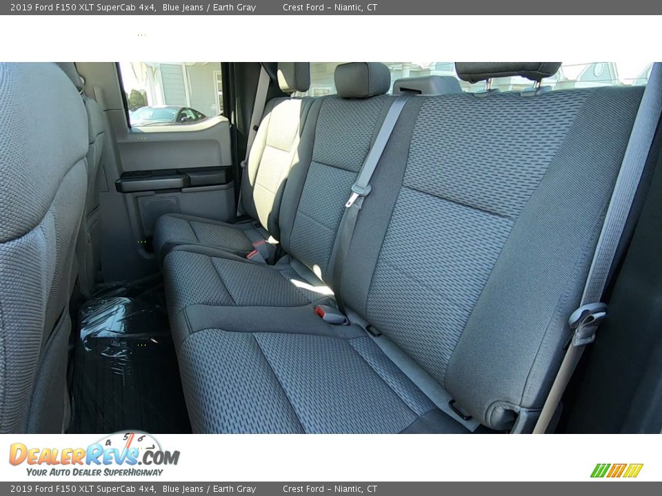 2019 Ford F150 XLT SuperCab 4x4 Blue Jeans / Earth Gray Photo #17