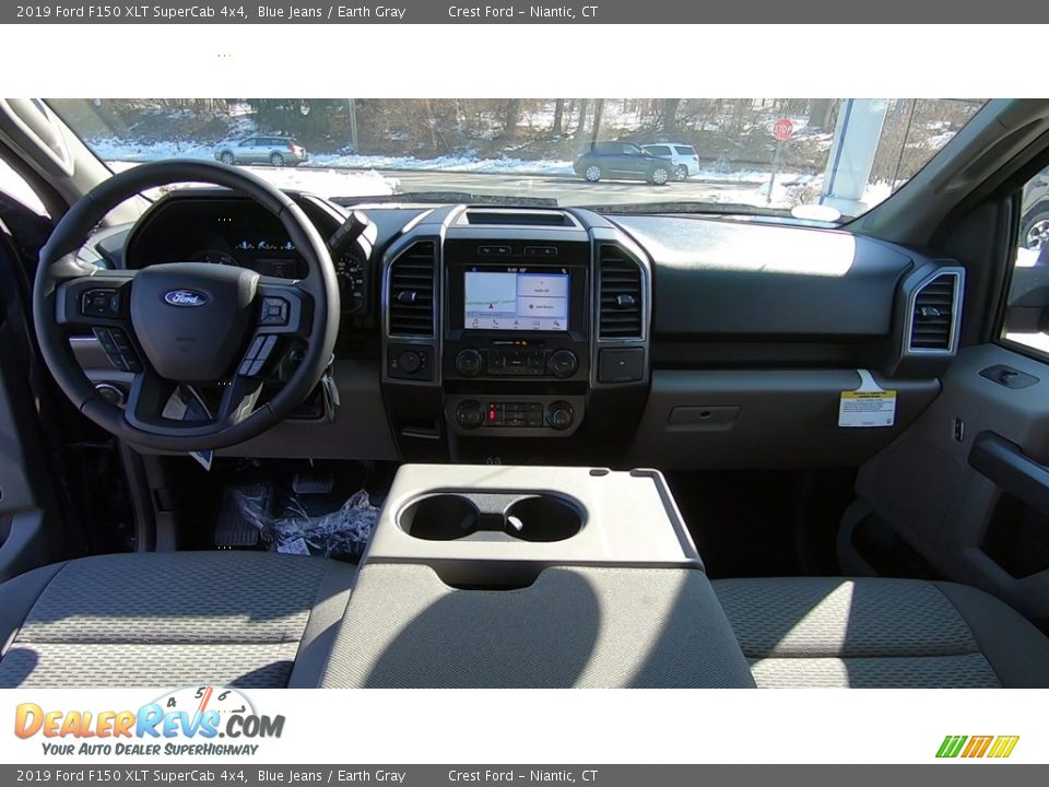2019 Ford F150 XLT SuperCab 4x4 Blue Jeans / Earth Gray Photo #18