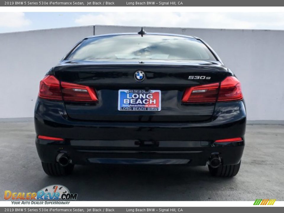 2019 BMW 5 Series 530e iPerformance Sedan Jet Black / Black Photo #3