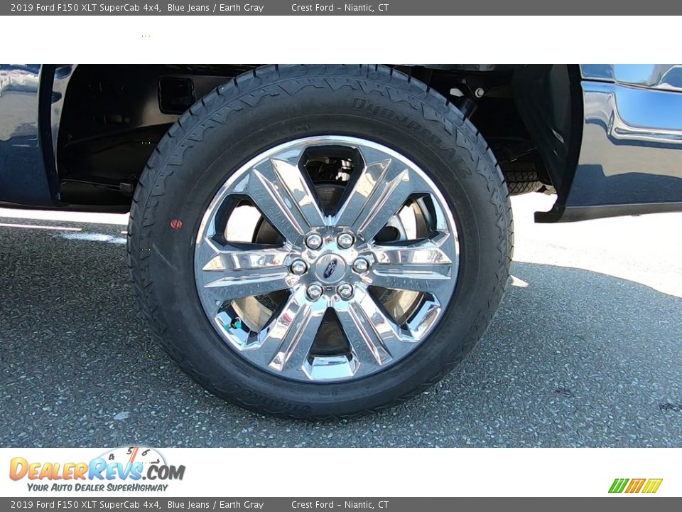 2019 Ford F150 XLT SuperCab 4x4 Blue Jeans / Earth Gray Photo #19