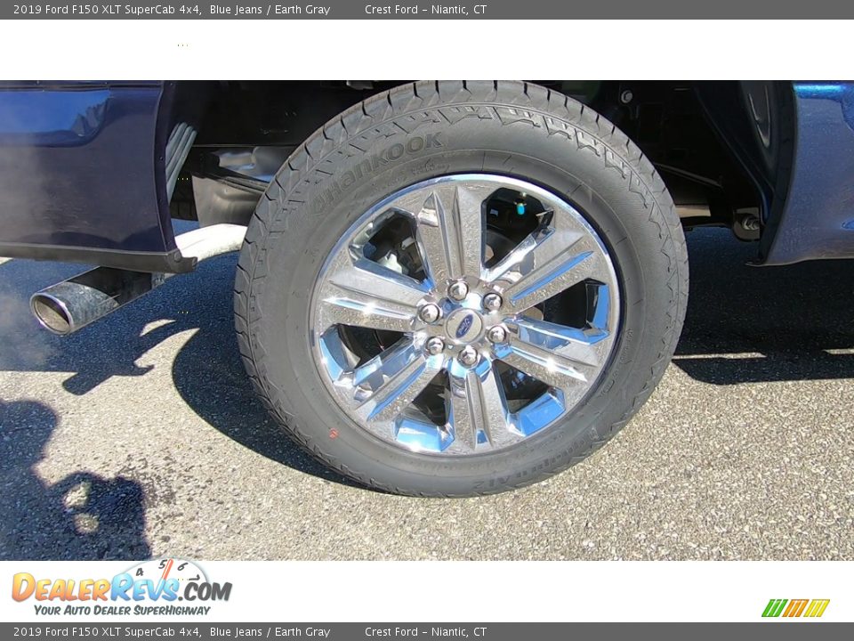 2019 Ford F150 XLT SuperCab 4x4 Blue Jeans / Earth Gray Photo #21