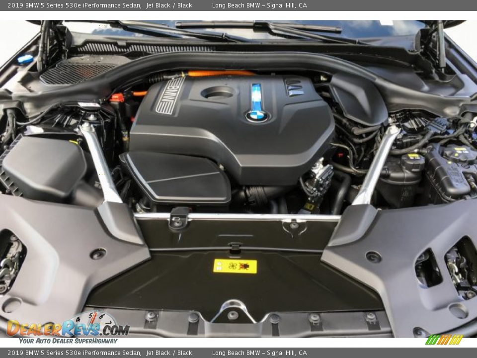 2019 BMW 5 Series 530e iPerformance Sedan Jet Black / Black Photo #8