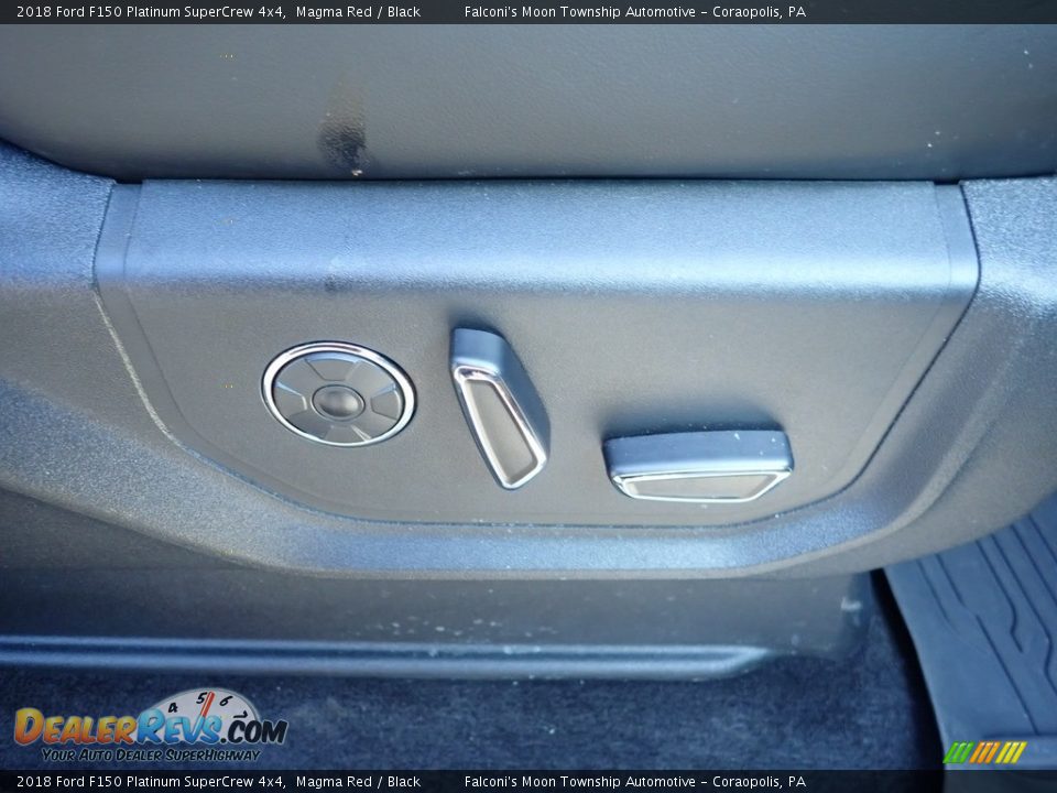 2018 Ford F150 Platinum SuperCrew 4x4 Magma Red / Black Photo #11