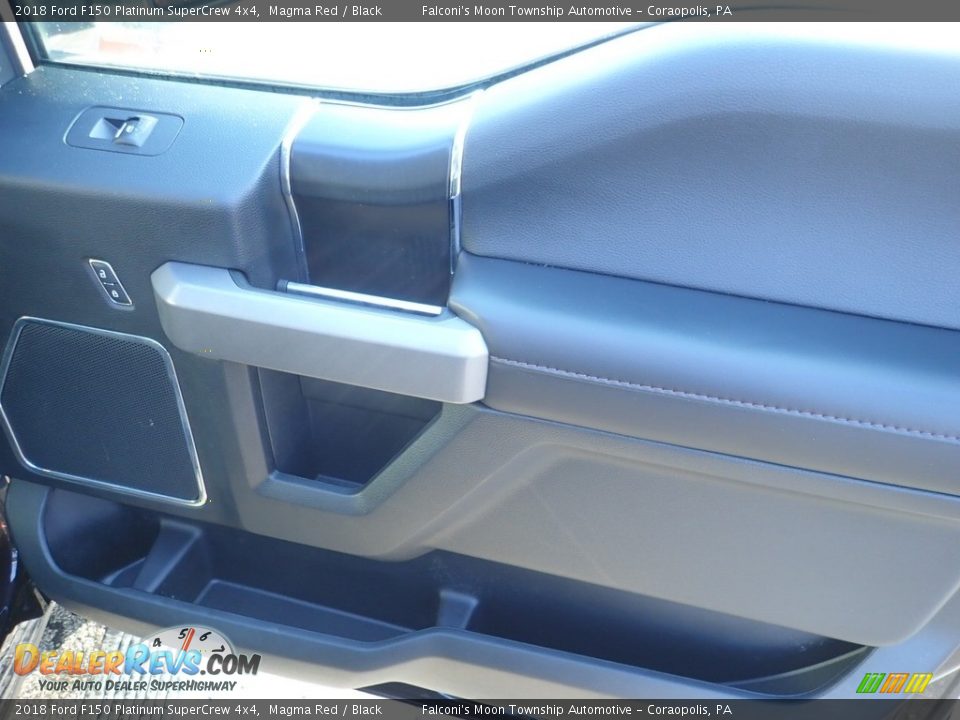 2018 Ford F150 Platinum SuperCrew 4x4 Magma Red / Black Photo #12