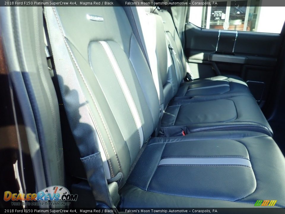 2018 Ford F150 Platinum SuperCrew 4x4 Magma Red / Black Photo #13