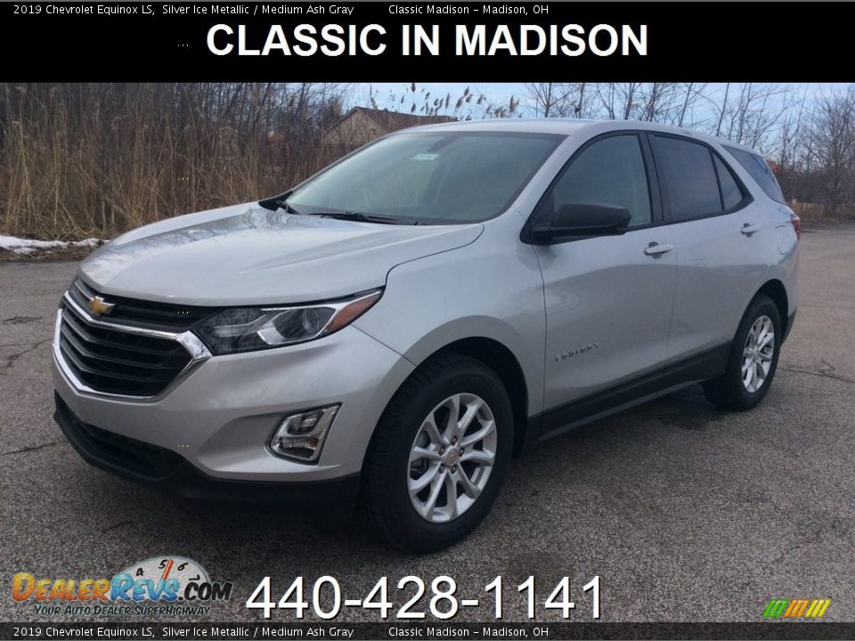 2019 Chevrolet Equinox LS Silver Ice Metallic / Medium Ash Gray Photo #1