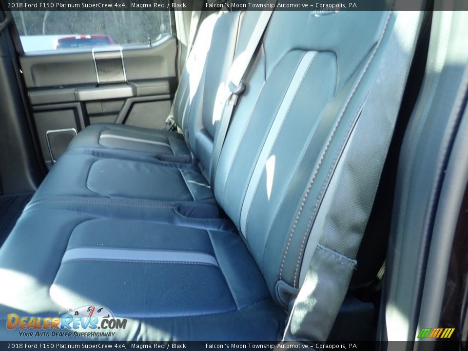 2018 Ford F150 Platinum SuperCrew 4x4 Magma Red / Black Photo #16