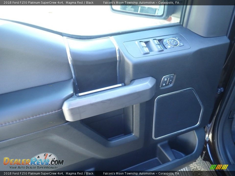 2018 Ford F150 Platinum SuperCrew 4x4 Magma Red / Black Photo #18