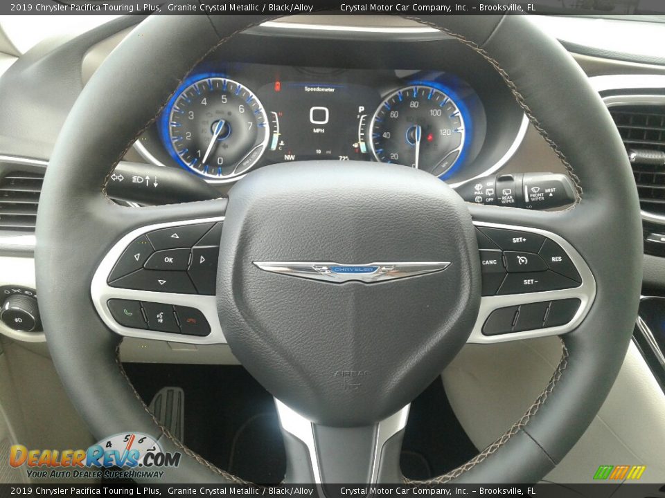 2019 Chrysler Pacifica Touring L Plus Granite Crystal Metallic / Black/Alloy Photo #14