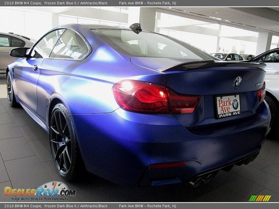 2019 BMW M4 Coupe Frozen Dark Blue II / Anthracite/Black Photo #3