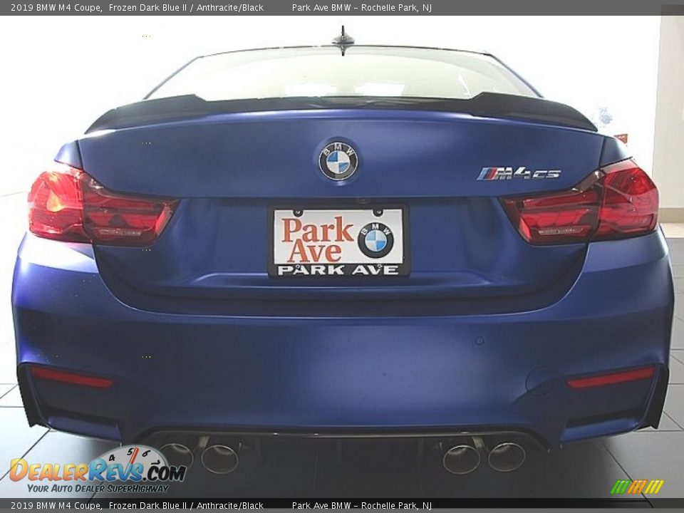 2019 BMW M4 Coupe Frozen Dark Blue II / Anthracite/Black Photo #4