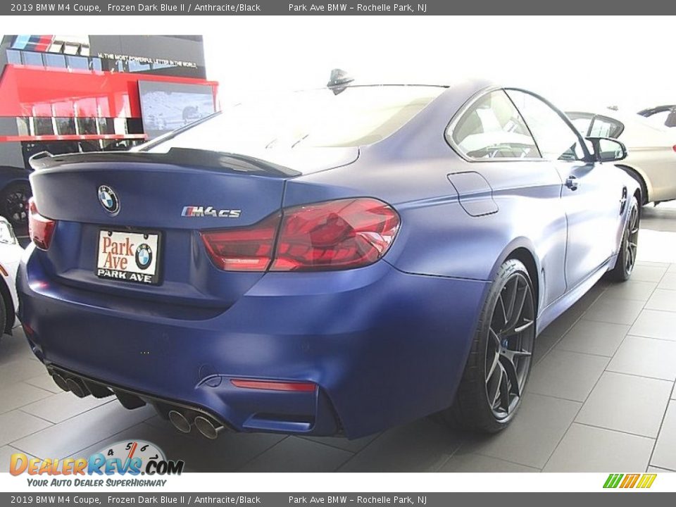 2019 BMW M4 Coupe Frozen Dark Blue II / Anthracite/Black Photo #6