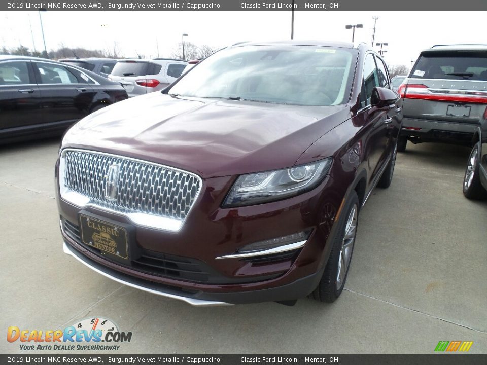 2019 Lincoln MKC Reserve AWD Burgundy Velvet Metallic / Cappuccino Photo #1