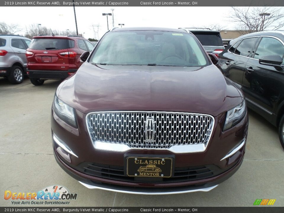 2019 Lincoln MKC Reserve AWD Burgundy Velvet Metallic / Cappuccino Photo #2