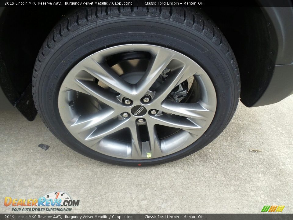 2019 Lincoln MKC Reserve AWD Burgundy Velvet Metallic / Cappuccino Photo #4