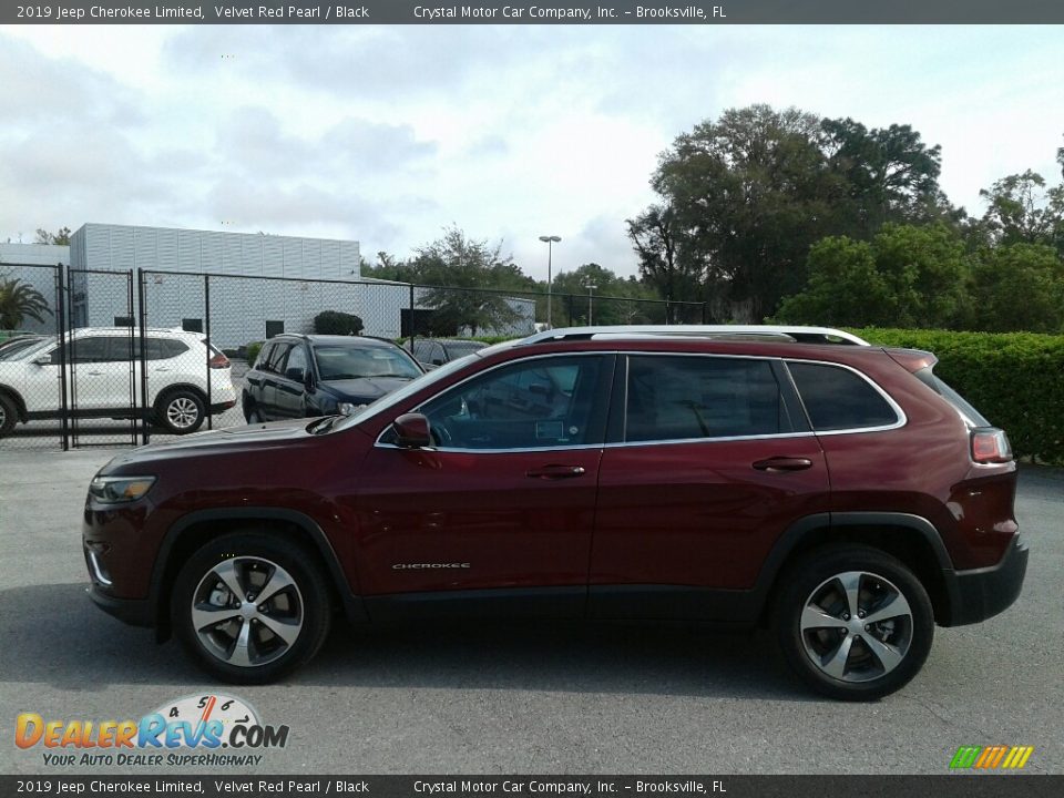 2019 Jeep Cherokee Limited Velvet Red Pearl / Black Photo #2