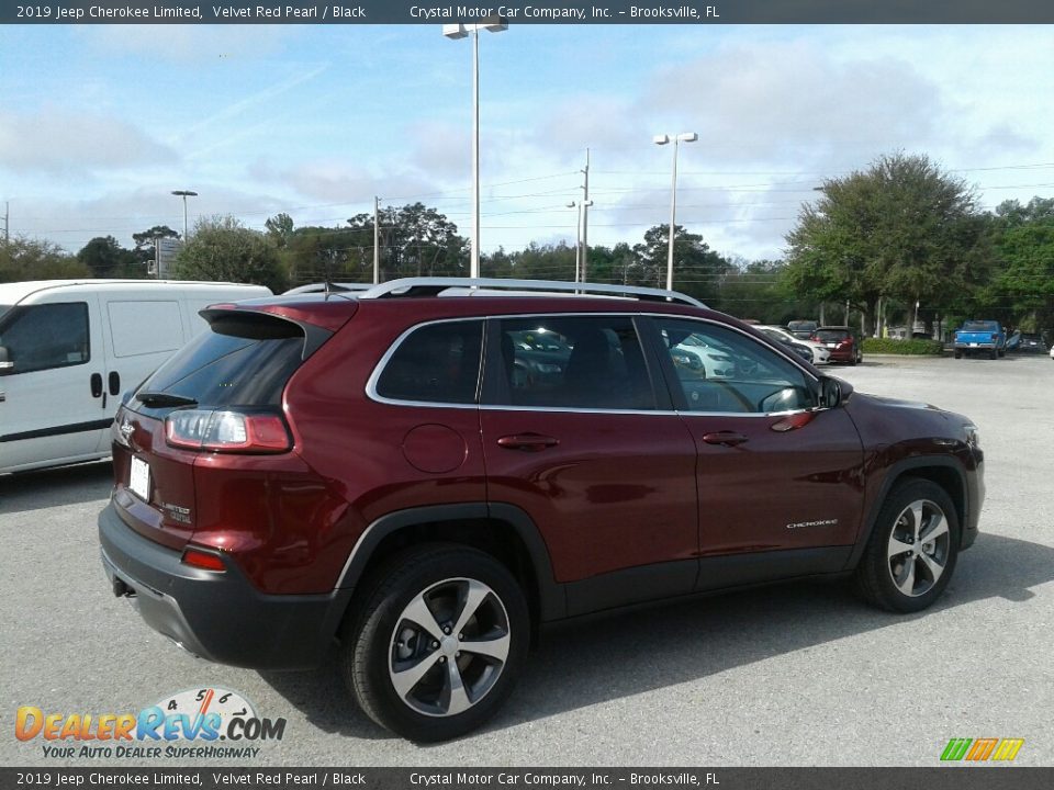 2019 Jeep Cherokee Limited Velvet Red Pearl / Black Photo #5