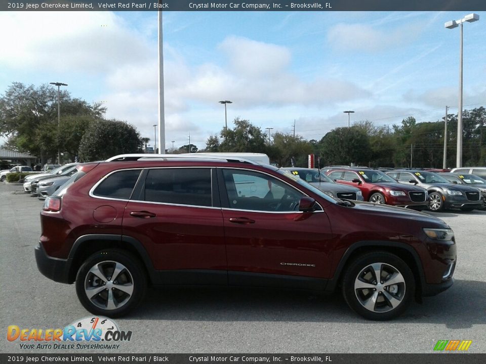 2019 Jeep Cherokee Limited Velvet Red Pearl / Black Photo #6