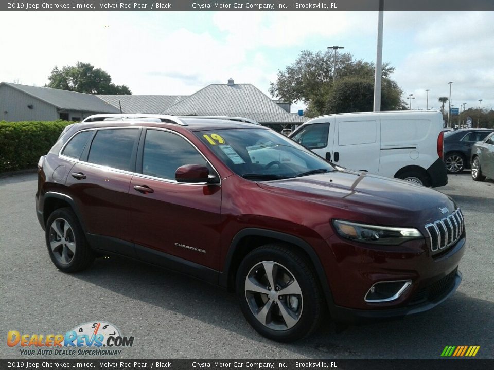 2019 Jeep Cherokee Limited Velvet Red Pearl / Black Photo #7