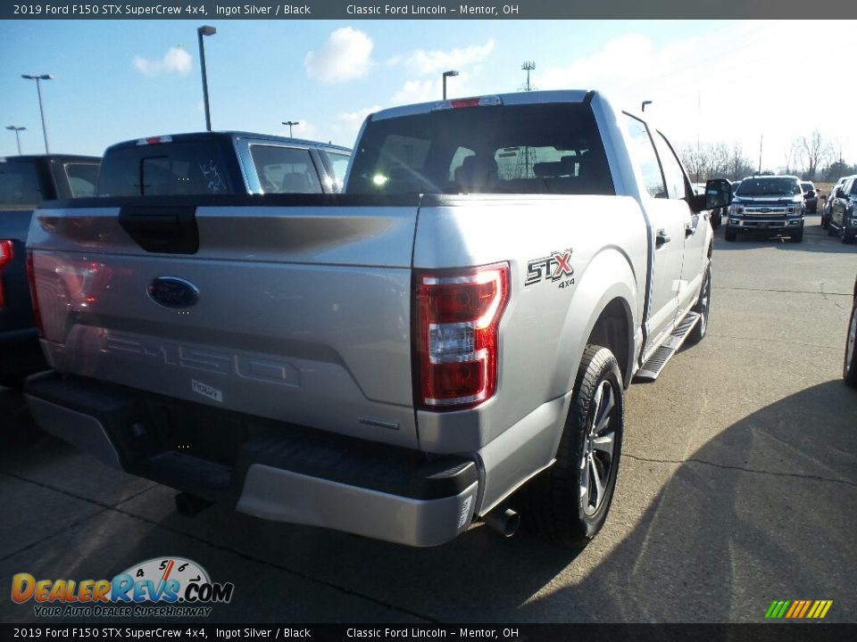 2019 Ford F150 STX SuperCrew 4x4 Ingot Silver / Black Photo #3