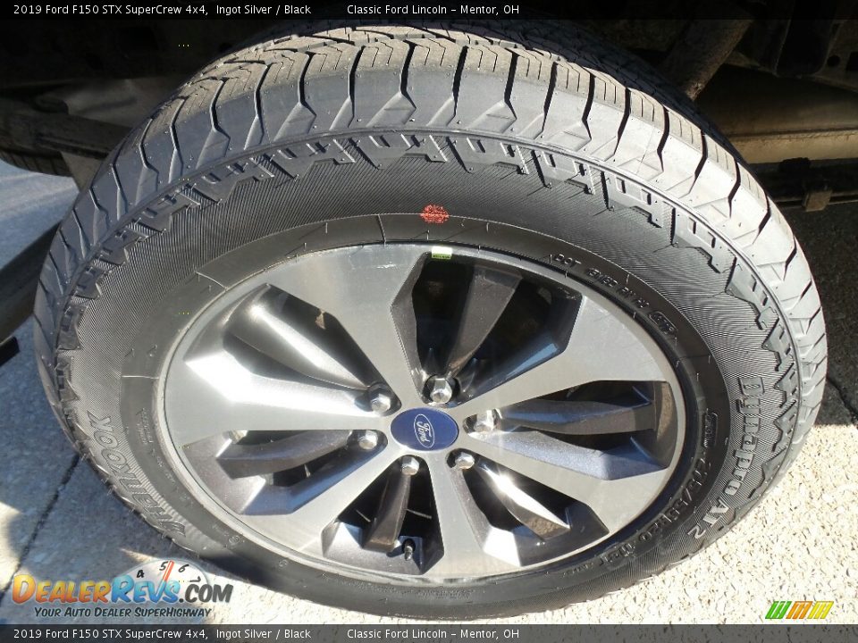 2019 Ford F150 STX SuperCrew 4x4 Ingot Silver / Black Photo #4