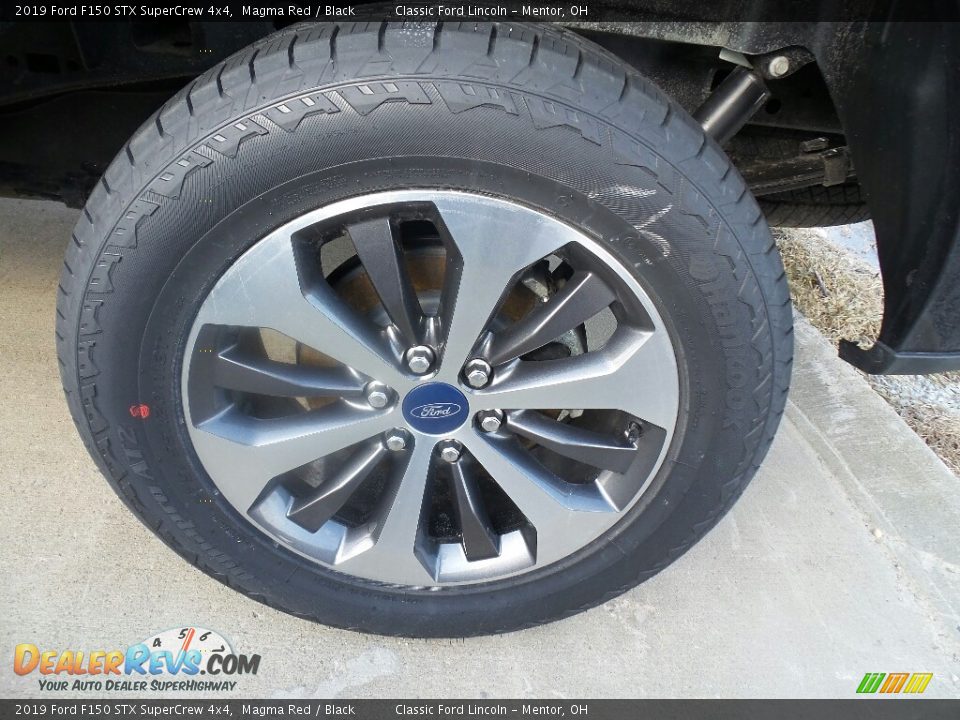 2019 Ford F150 STX SuperCrew 4x4 Magma Red / Black Photo #4