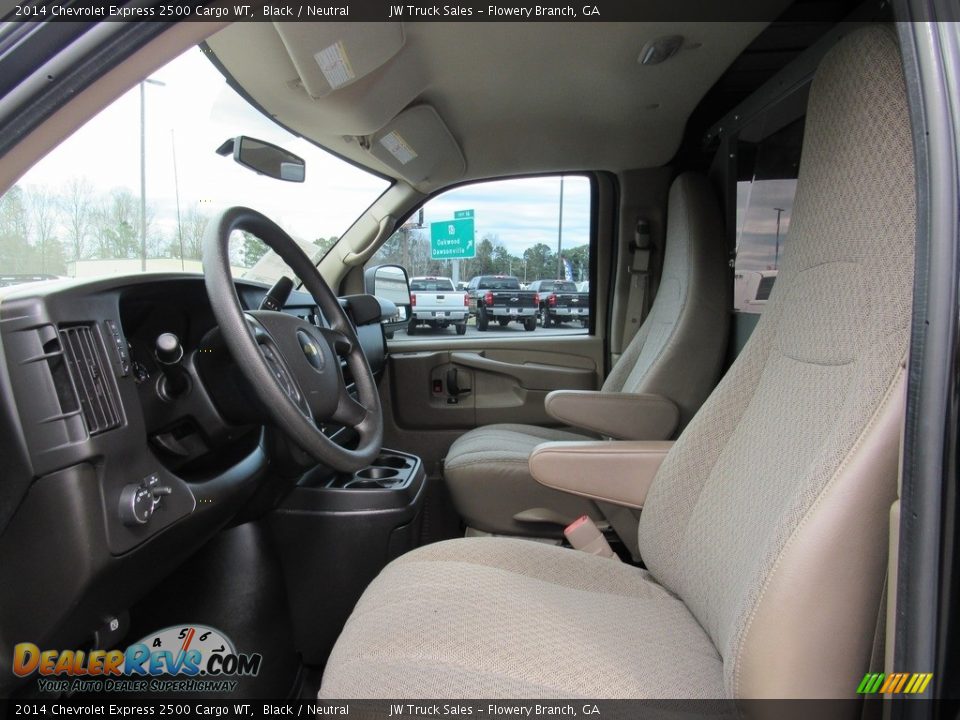 2014 Chevrolet Express 2500 Cargo WT Black / Neutral Photo #11