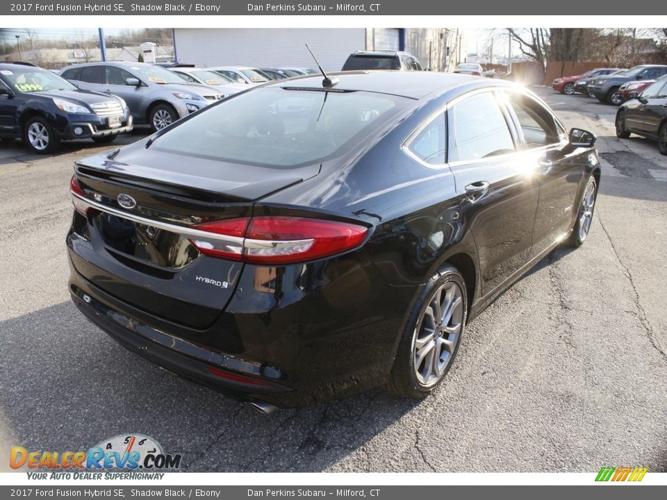 2017 Ford Fusion Hybrid SE Shadow Black / Ebony Photo #5